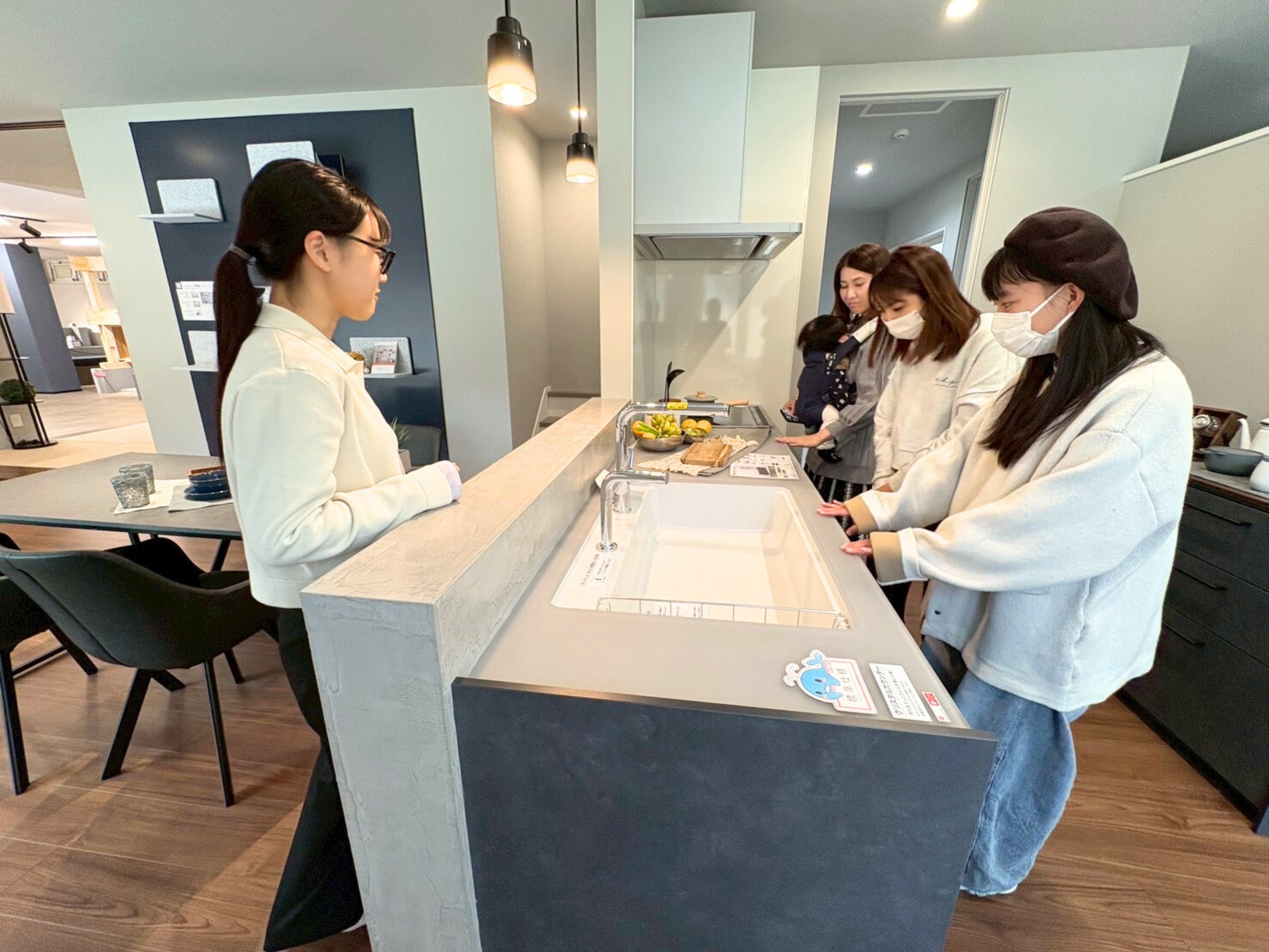 松美の家ショールーム キッチン