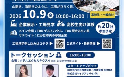 コウバびらき にかほオープンファクトリー Day1inにかほ市
